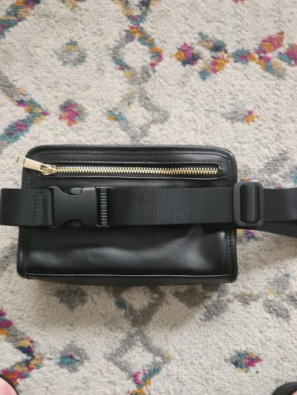 Amanda Uprichard Black Quilted Crossbody Bag